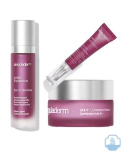 Singuladerm Xpert expression crema mixta 50 ml  serum sublime 50 ml regalo Peptide balm 10 ml 