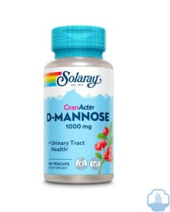 Solaray D - Mannose cranactin 60 cápsulas 