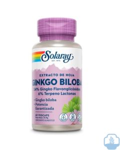 Solaray Ginkgo Biloba 60 cápsulas