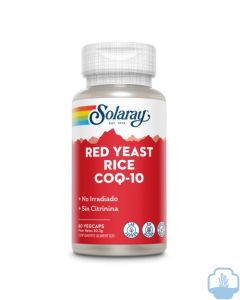 Solaray red yeast rice CoQ10 Omega 3 60 cápsulas