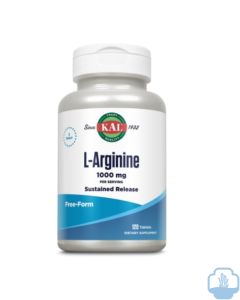 Solaray L-arginina 1000 mg 120 cápsulas