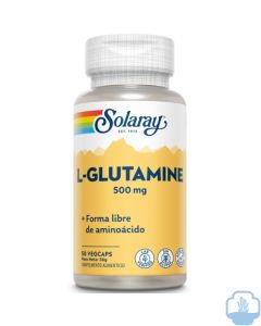 Solaray L-Glutamine 500 mg 50 Cápsulas