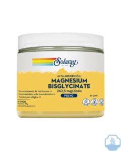 Solaray Magnesium bisglycinate polvo 179 g