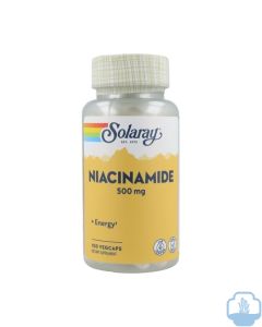 Solaray Niacinamide 500 mg 100 cápsulas 