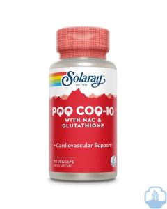 Solaray PQQ CoQ10 30 cápsulas