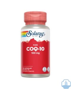 Solaray pure COQ10 100 mg 30 cápsulas vegetales