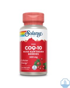 Solaray pure COQ10 100 mg 30 cápsulas vegetales