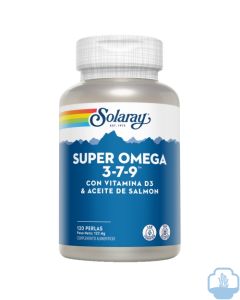 Solaray super Omega 3 7 9  120 perlas