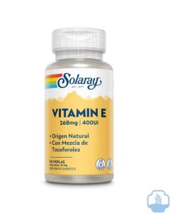 Solaray vitamina E 400 IU 50 perlas 