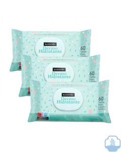 Suavinex toallitas dermo hidratantes 3x60 unidades