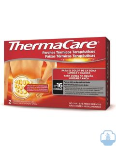 Thermacare lumbar cadera parches térmicos 2 unidades