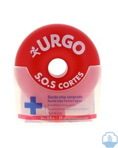 Urgo SOS cortes banda adhesiva 3m x 2,5 cm