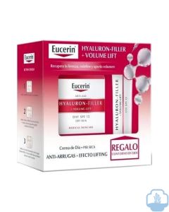 Eucerin pack hyaluron filler volume lift regalo contorno de ojos