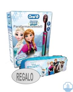 Oral b cepillo electrico infantil stages power frozen regalo estuche