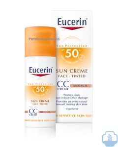 Eucerin crema solar coloreada rostro spf 50+ regalo aftersun