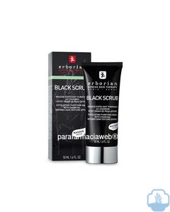 Erborian black scrub exfoliante purificante de carbon 50ml