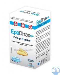 Epadhax 1000 omega 3 activo 90 capsulas