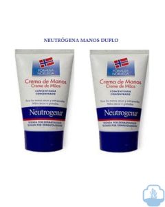 Neutrogena crema manos concentrada  2x50ml