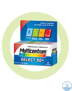 Multicentrum select 50+ 100 comprimidos