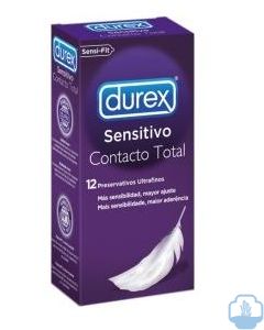 Durex sensitivo contacto total preservativos