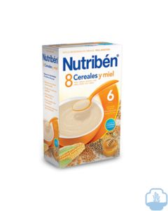 Nutribén Papilla  8 Cereales y Miel, 600g