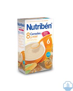 Nutribén Papilla  8 Cereales/Miel Frutos Secos 600g