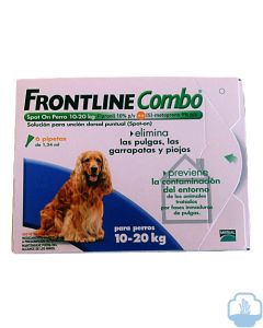 Frontline combo perros 10-20 kg 3 pipetas