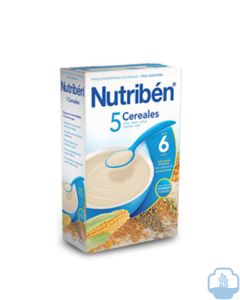 Nutribén Papilla 5 Cereales,600g