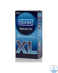 Durex natural XL  12 uds