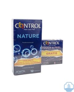 Control adapta nature preservativos 12 uds