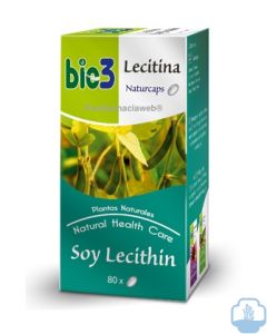 Bie3 lecitina naturcaps 80 capsulas