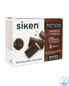 Siken form barritas chocolate 8 unidades