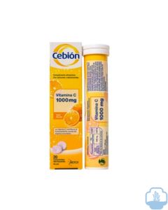 Cebion vitamina C 1000 mg 20 comprimidos efervescentes 