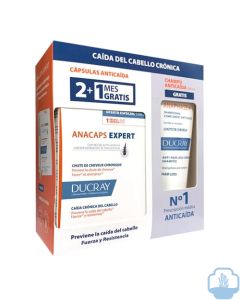 Ducray Anacaps expert 90 cápsulas regalo champú Anaphase 100 ml