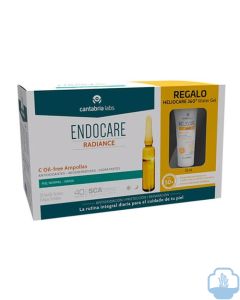 Endocare Radiance Ampollas C Oil Free 30 ampollas + Regalo Heliocare 360 Water gel spf 50 15 ml