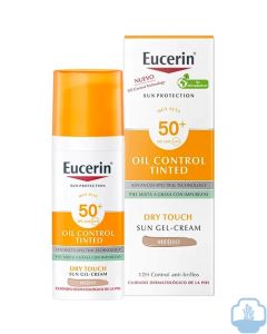 Eucerin Sun gel crema Oil Control color dry touch FPS 50+ 50 ml 