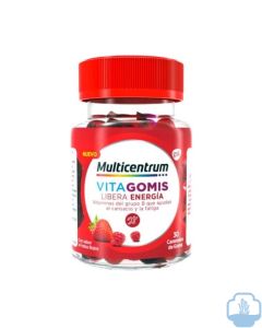 Multicentrum Vitagomis libera energía  30 caramelos de goma de sabor frutos del bosque