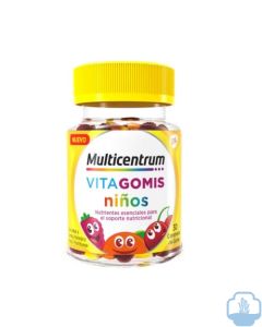 Multicentrum Vitagomis niños 30 caramelos de goma de sabores