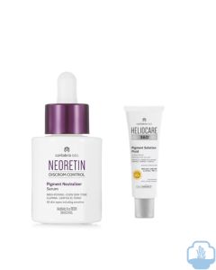 Neoretin discrom Pigment Neutralizer serum 30 ml + regalo heliocare pigment solution spf 50 15 ml