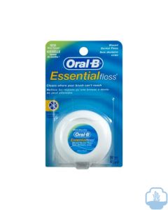 Oral B Essential floss seda dental con cera 50 m