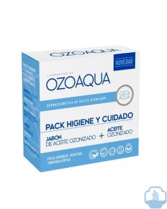 Ozoaqua pack higiene y cuidado jabón + aceite de ozono