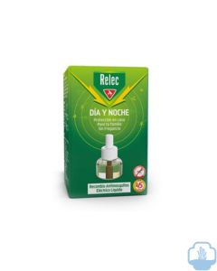 Relec día y noche antimosquitos eléctrico líquido 1 recambio 35 ml