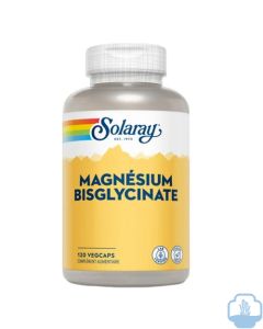 Solaray bisglicinato de magnesio 120 cápsulas
