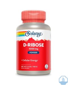 Solaray D-ribose polvo 5000 mg 150 g