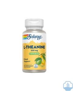 Solaray L-theanina 200mg 30 comprimidos masticables