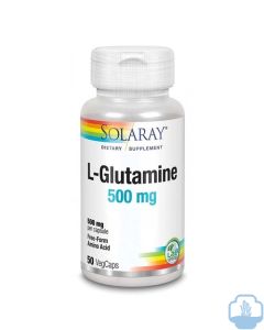 Solaray L-Glutamine 500 mg 50 Cápsulas