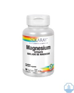 Solaray magnesium 90 capsulas veganas