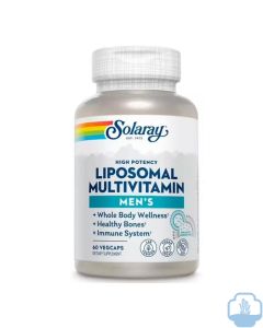 Solaray multivitamínico liposomal men´s 60 cápsulas