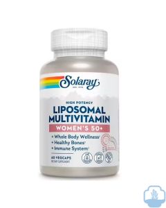 Solaray multivitamínico liposomal women´s 50+ 60 cápsulas