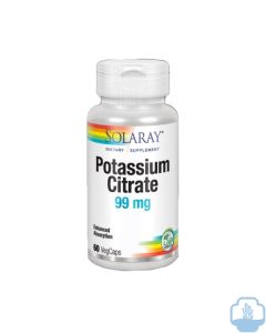 Solaray potassium citrate 99 mg 60 cápsulas